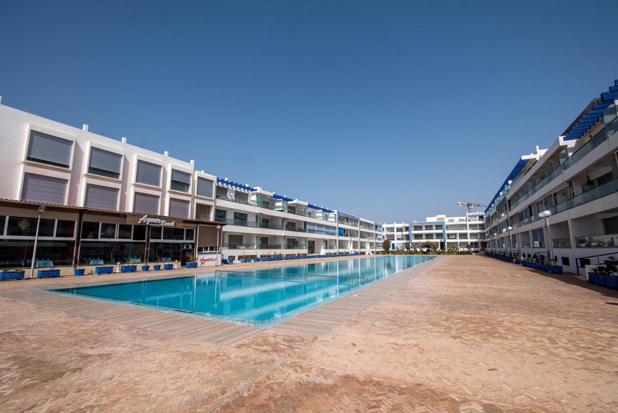 Appartement Pied Dans L'Eau Avec Piscine Aourir Luaran gambar